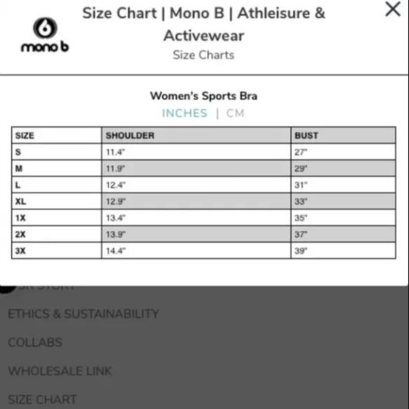 NWT MONO B Sports Bra Abstract Camo Black/Gray/White SIZES MEDIUM & LARGE - Picture 8 of 15